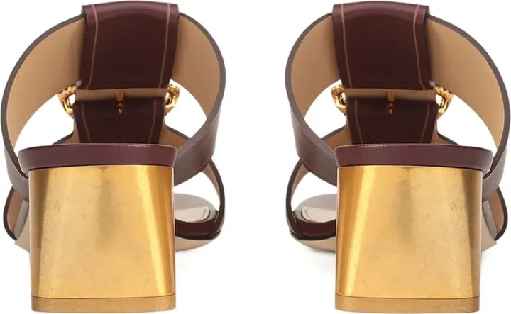 50mm Leather Sandals - Image 3