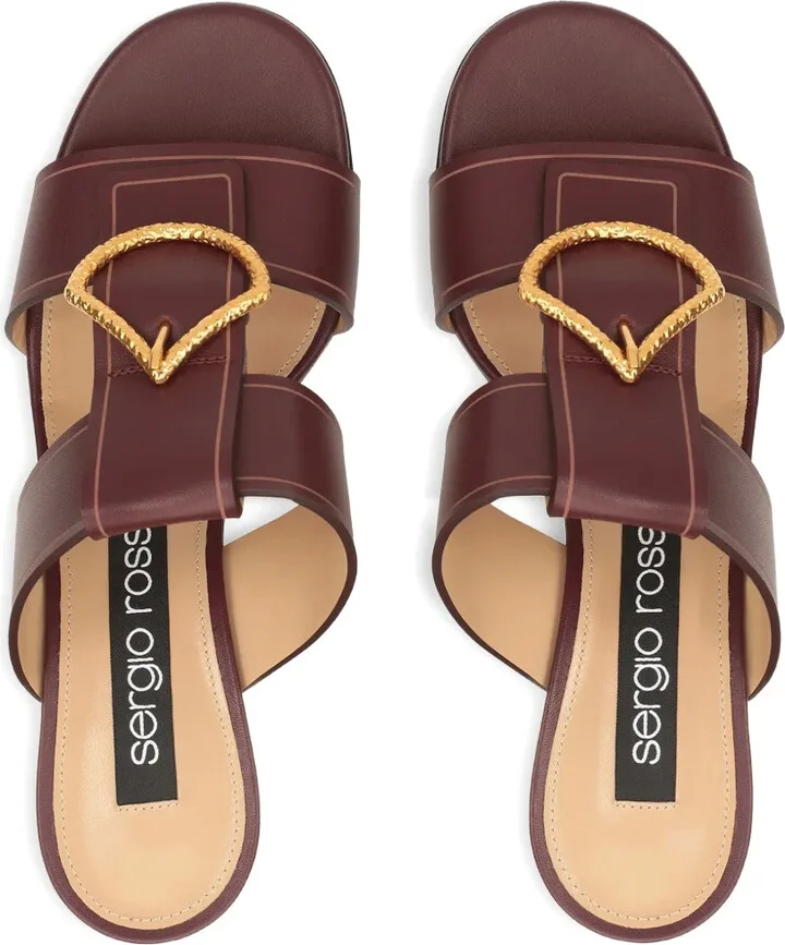 50mm Leather Sandals - Image 4