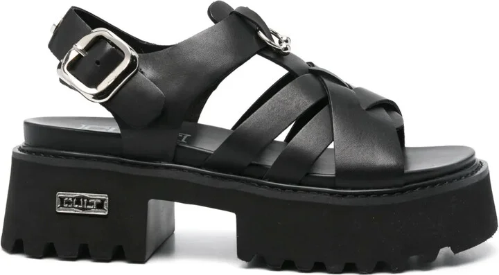 50mm Leather Sandals