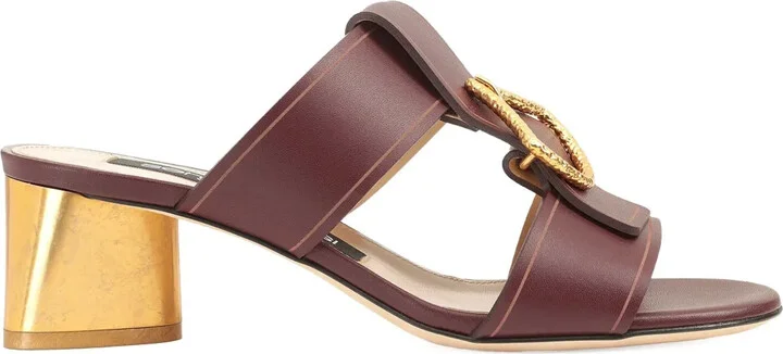 50mm Leather Sandals