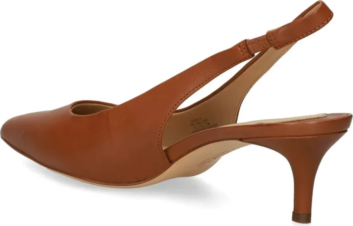 50mm Leather Slingback Pumps - Image 3