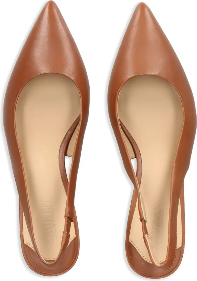 50mm Leather Slingback Pumps - Image 4