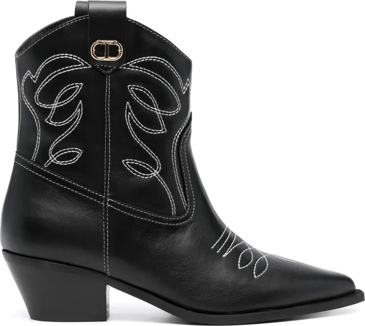 50mm leather Texas boots