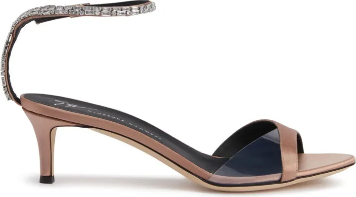 50mm Leeah Crystal sandals