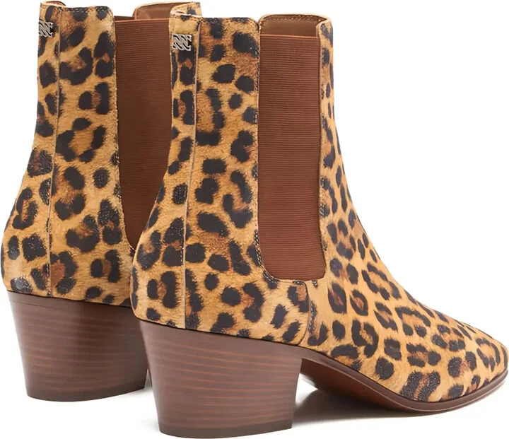 50mm Leopard-Print Block-Heel Ankle Boots - Image 4