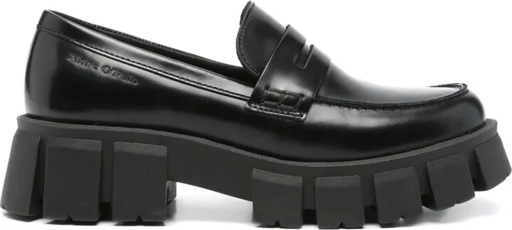 50mm Lisbet leather loafers