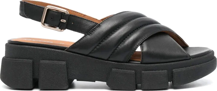 50mm Lisbona leather sandals
