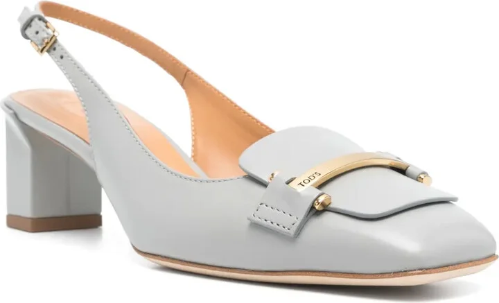 50mm Logo-Engraved Slingback Pumps - Image 2