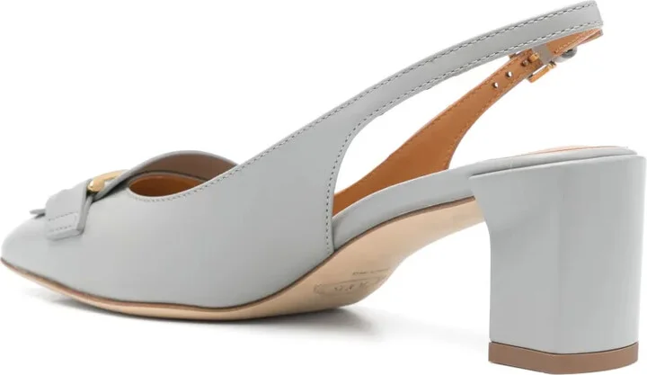 50mm Logo-Engraved Slingback Pumps - Image 3