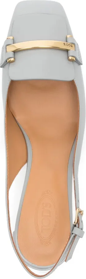50mm Logo-Engraved Slingback Pumps - Image 4