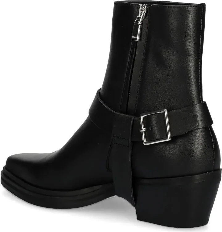 50mm Logo Plaque Biker Boots - Image 3