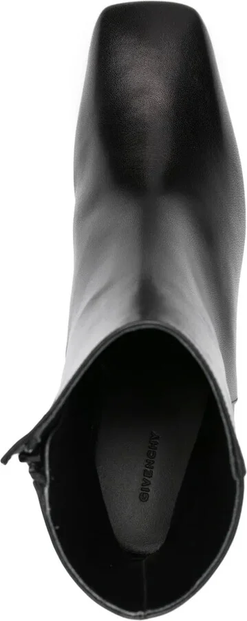 50mm Logo-Plaque Leather Boots - Image 4