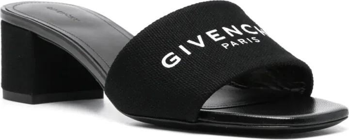 50mm Logo-Print Mules - Image 2