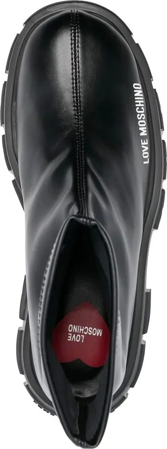 50mm Logo-Print Studded Sole Boots - Image 4