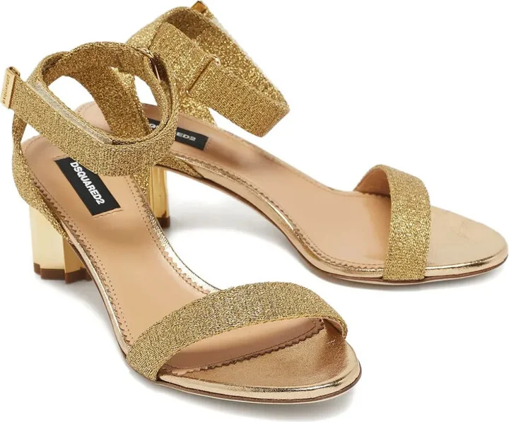50mm Lurex Sandals - Image 2