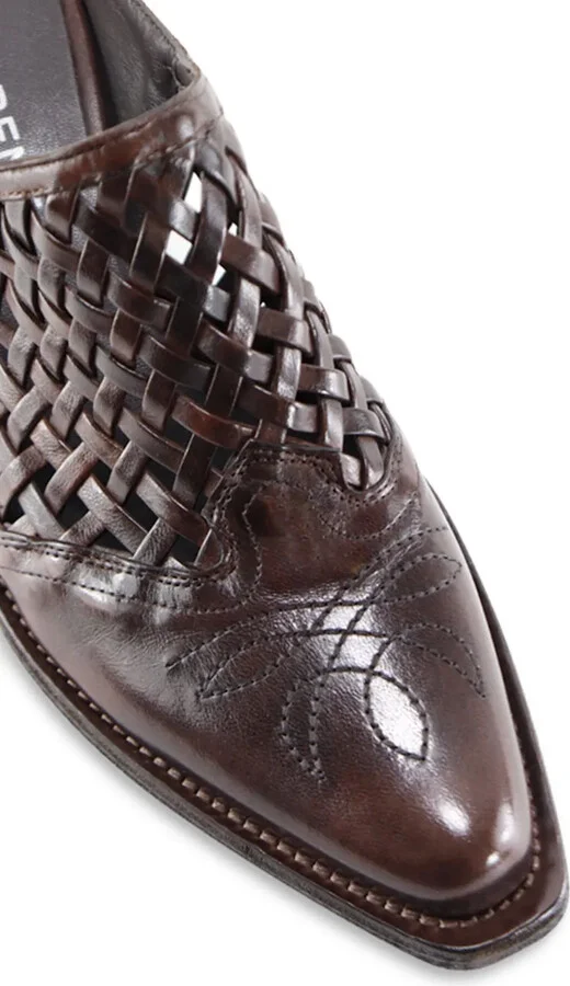 50mm Lux woven slide mules - Image 5