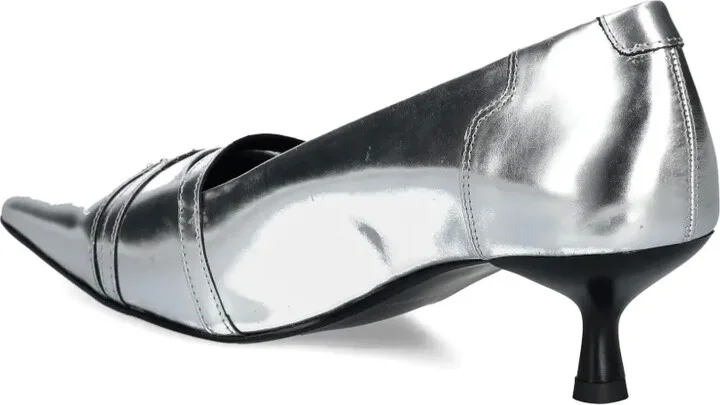 50mm Lykke pointed-toe buckle pumps - Image 4