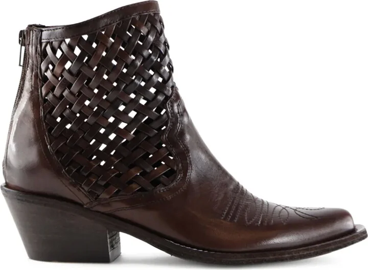 50mm Lynx braided ankle boots