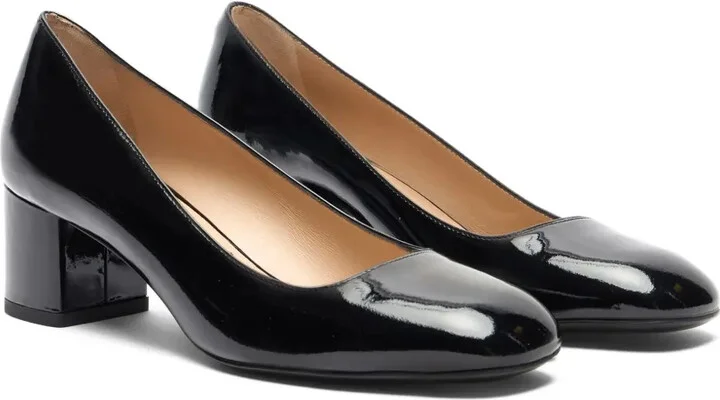50mm Maeve 50 patent leather block-heel pumps - Image 2