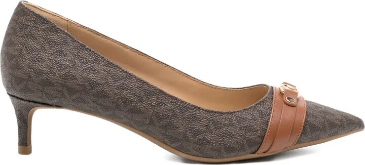 50mm Mandy heeled pumps