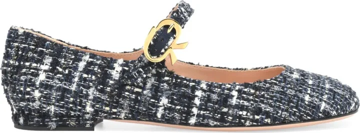 50mm Mary Ribbon ballerina shoes