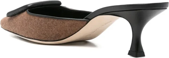 50mm Maysale buckle-detail mules - Image 3