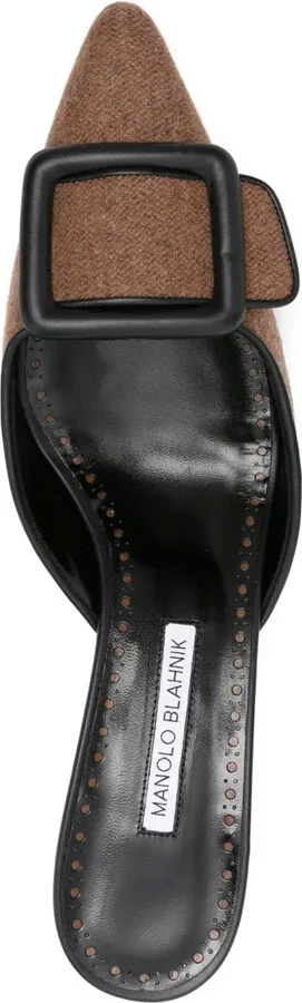 50mm Maysale buckle-detail mules - Image 4