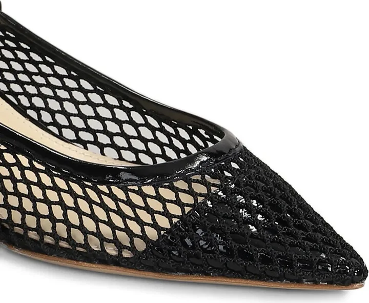 50mm Mesh Slingback Pumps - Image 5