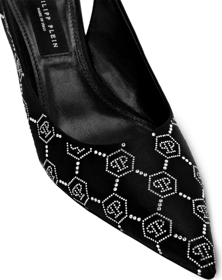 50mm Monogram-Pattern Slingback Pumps - Image 4