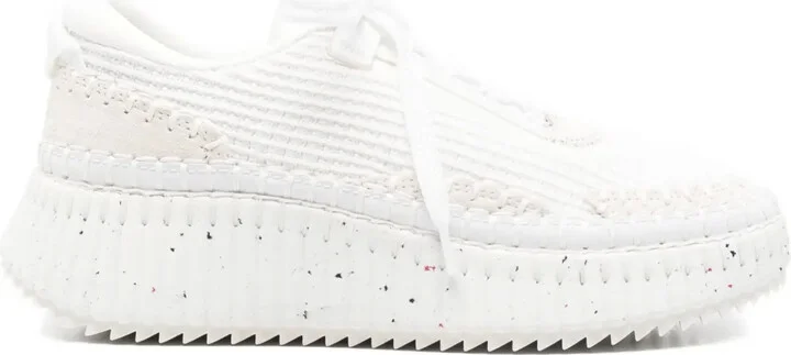 50mm Nama textured lace-up sneakers