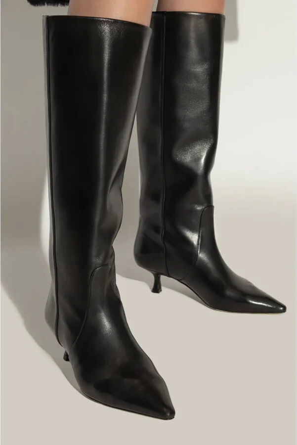 50mm Naomi leather boots - Image 2
