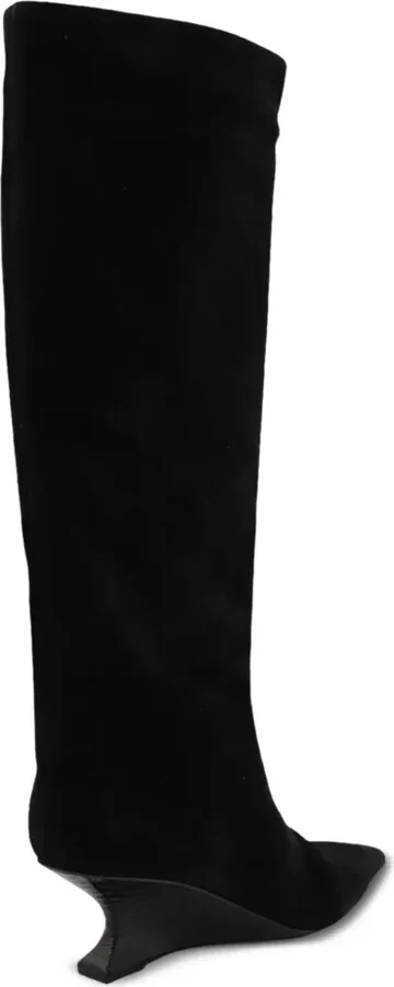 50mm Nina sculpted-heel knee-high boots - Image 3