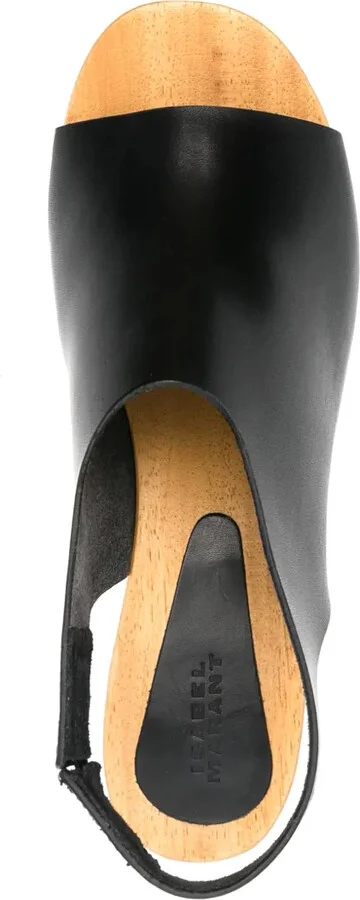 50mm Okya leather clogs - Image 4