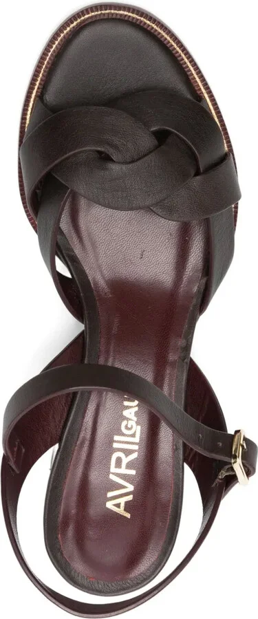 50mm Paro braided ankle-strap sandals - Image 4