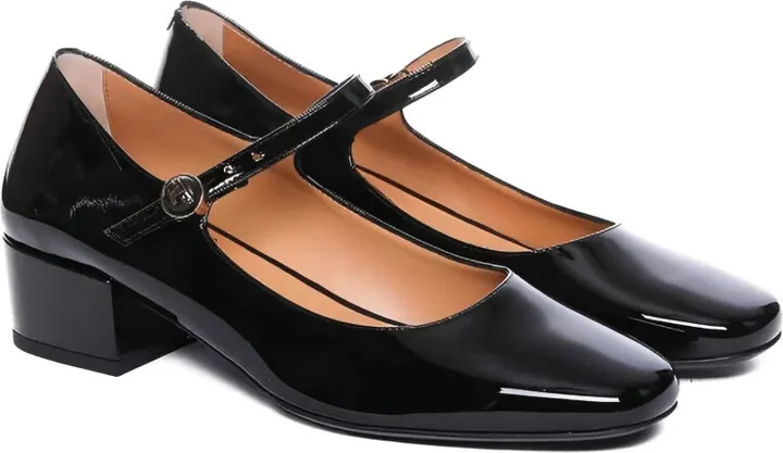 50mm Patent-Finish Leather Pumps - Image 2