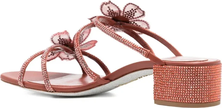 50mm Peach Flower sandals - Image 3