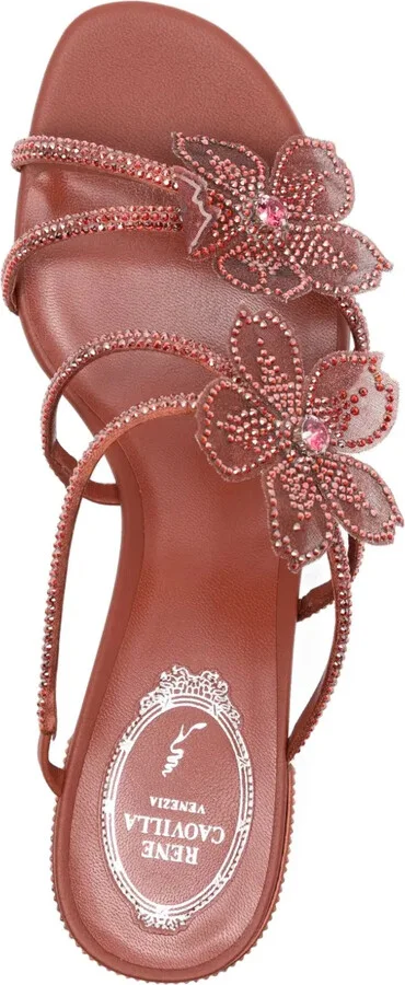 50mm Peach Flower sandals - Image 4