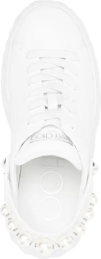 50mm Pearl-Slingback Platform Sneakers - Image 4