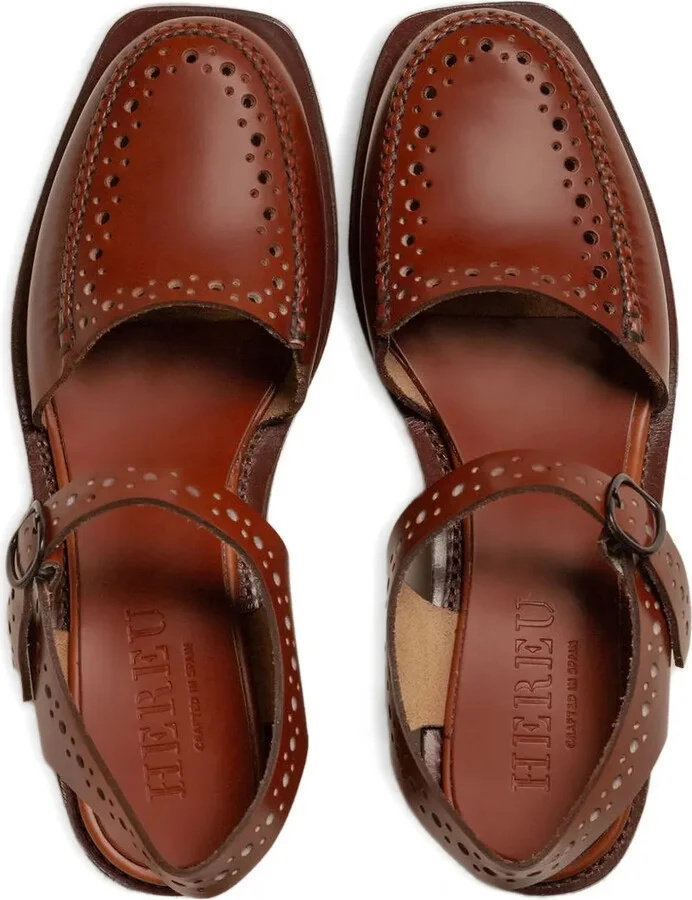 50mm Picada buckle-fastening perforated pumps - Image 3