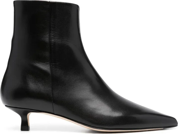 50mm Pointed-Toe Ankle Boots