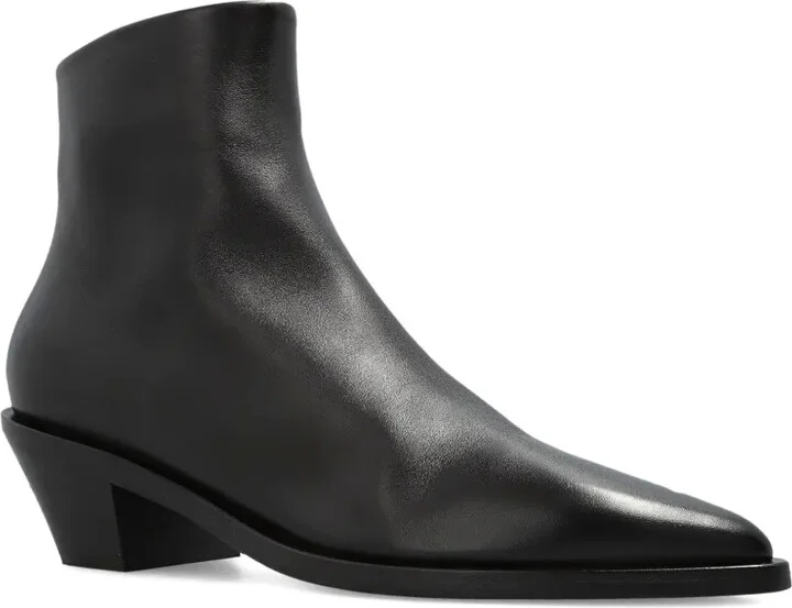 50mm Pointed-Toe Heeled Ankle Boots - Image 2