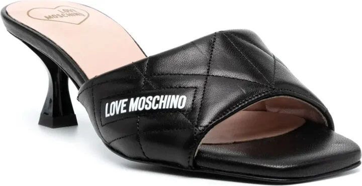 50mm Quilted Sandals - Image 2