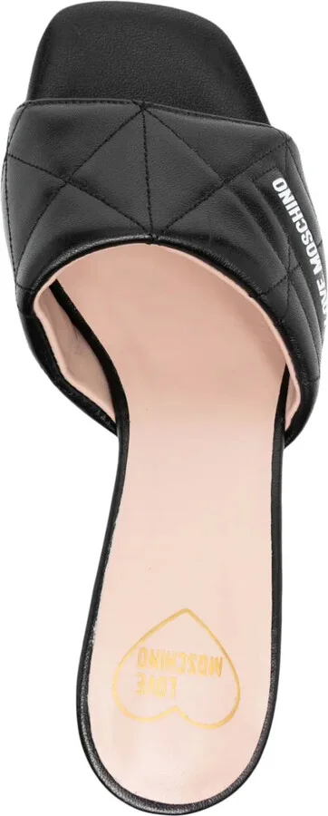 50mm Quilted Sandals - Image 4