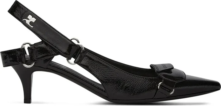 50mm Racer slingback pumps