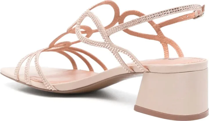50mm Rhinestone-Embellished Sandals - Image 3