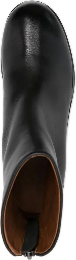 50mm Round-Toe Leather Boots - Image 4