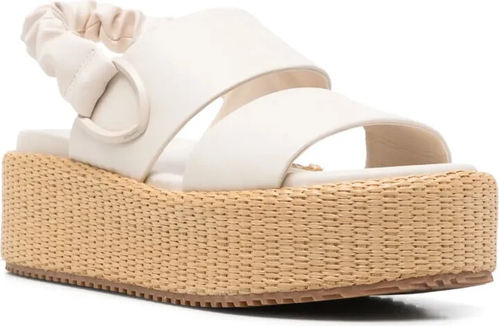 50mm Round-Toe Platform Sandals - Image 2
