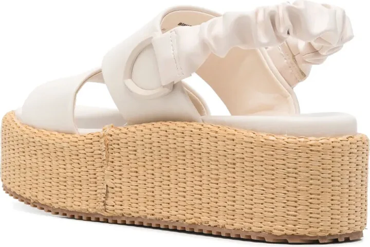 50mm Round-Toe Platform Sandals - Image 3