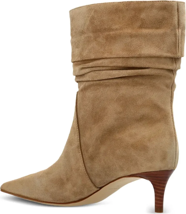 50mm Ruched Pointed-Toe Boots - Image 3