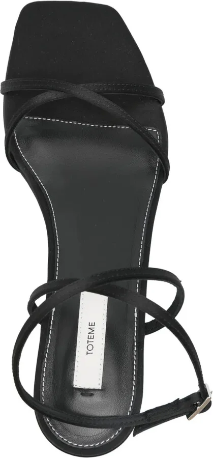 50mm Satin Crossover Sandals - Image 4